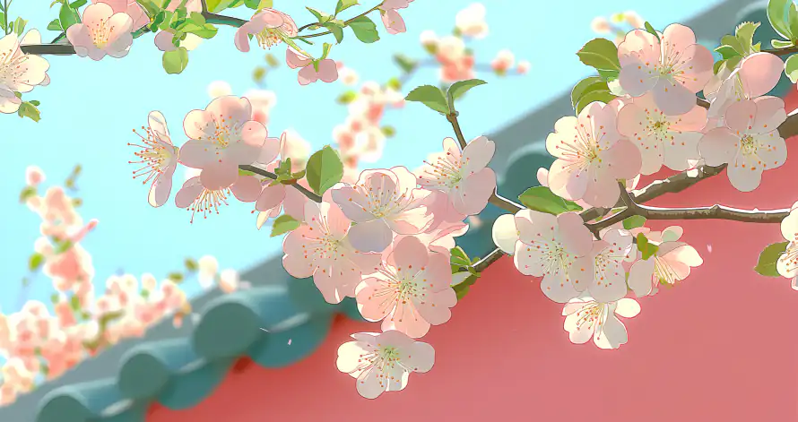 4k桃花壁纸 - 花 - 电脑壁纸 - wallpaper「哲风壁纸」