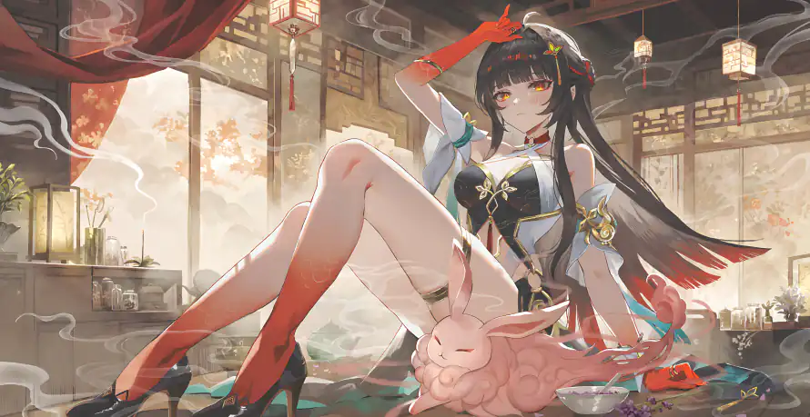 4k少女壁纸-红 - 桌面-免费下载「哲风壁纸」