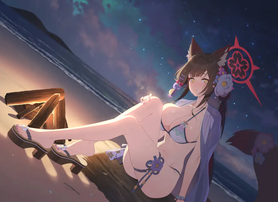 4k泳装壁纸 - 若藻 - 蔚蓝档案 - wallpaper「哲风壁纸」