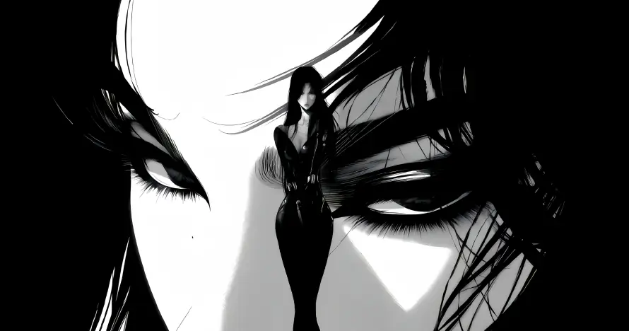 4k御姐壁纸 - 暗色 - 电脑壁纸 - wallpaper「哲风壁纸」