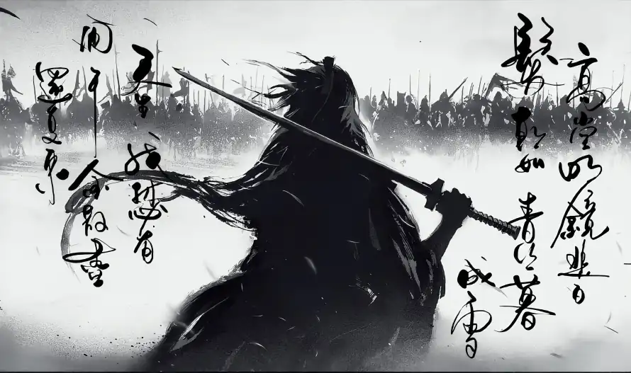 4k古风壁纸-李白 - 霸气-一夫当关「哲风壁纸」
