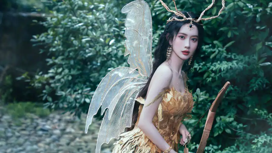 6k仙女风壁纸-女明星 - 孟子义-精灵造型「哲风壁纸」