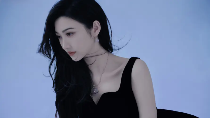 4k性感壁纸 - 景甜 - 黑裙 - 女明星「哲风壁纸」