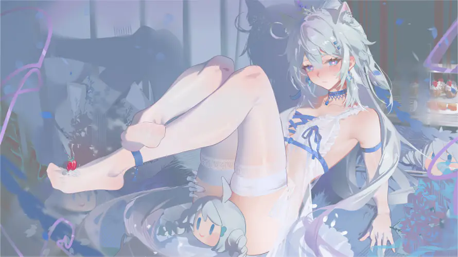 4k动漫壁纸-少女 - 性感-魅惑「哲风壁纸」