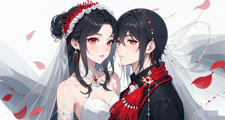 2k古风壁纸-唯美 - 婚礼-情侣「哲风壁纸」