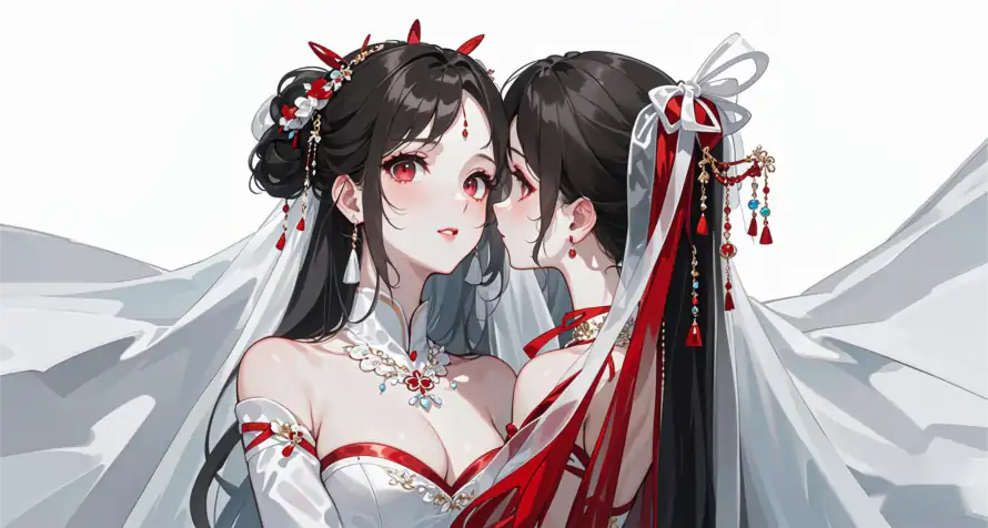 2k姐妹壁纸-美女 - 古风美女-唯美古风「哲风壁纸」