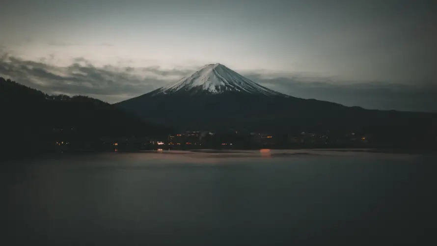 4k摄影壁纸 - 富士山 - 傍晚风光 - wallpaper「哲风壁纸」