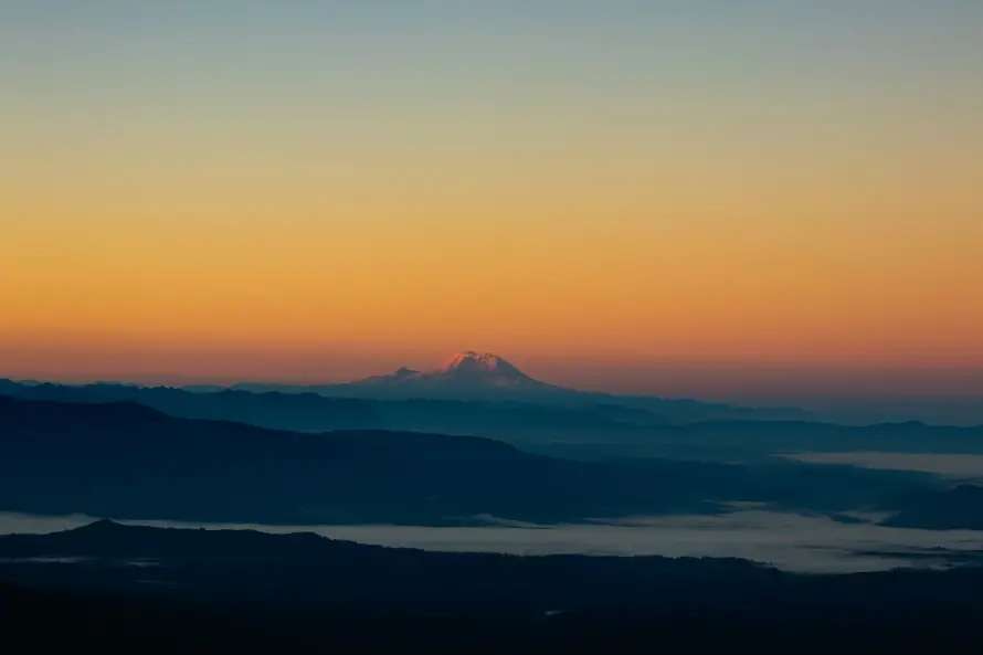 6k夕阳壁纸-远山 - 壮丽山景-自然风景「哲风壁纸」