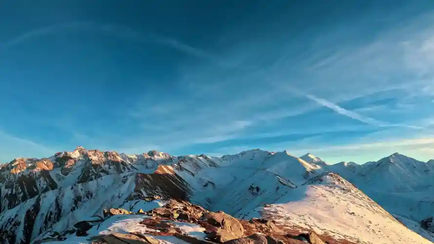 4k自然壁纸-雪山 - 雪景-风景「哲风壁纸」