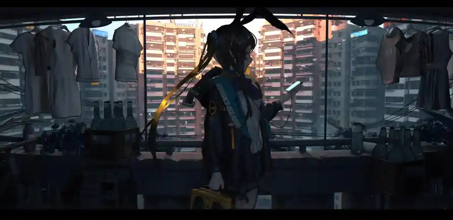 4kT5壁纸-明日方舟 - 都市背景-陈sir「哲风壁纸」