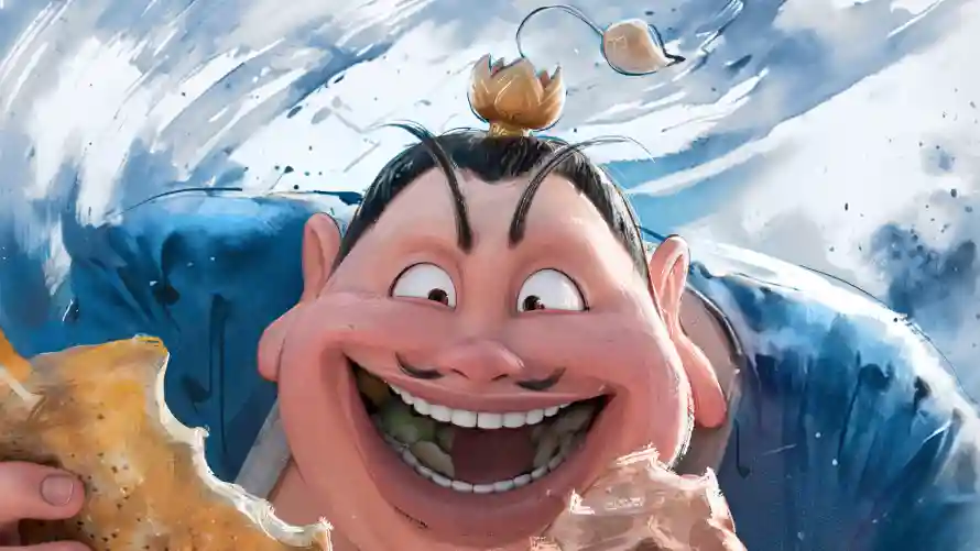 2k动画角色壁纸-太乙真人 - 欢乐形象-电影角色「哲风壁纸」