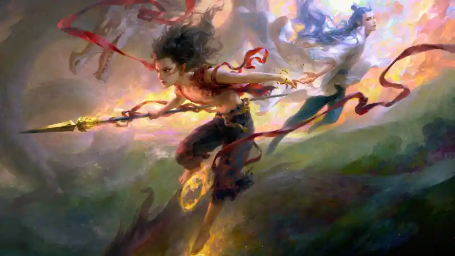 4k动作画面壁纸-国风元素 - 奇幻场景-神话角色「哲风壁纸」