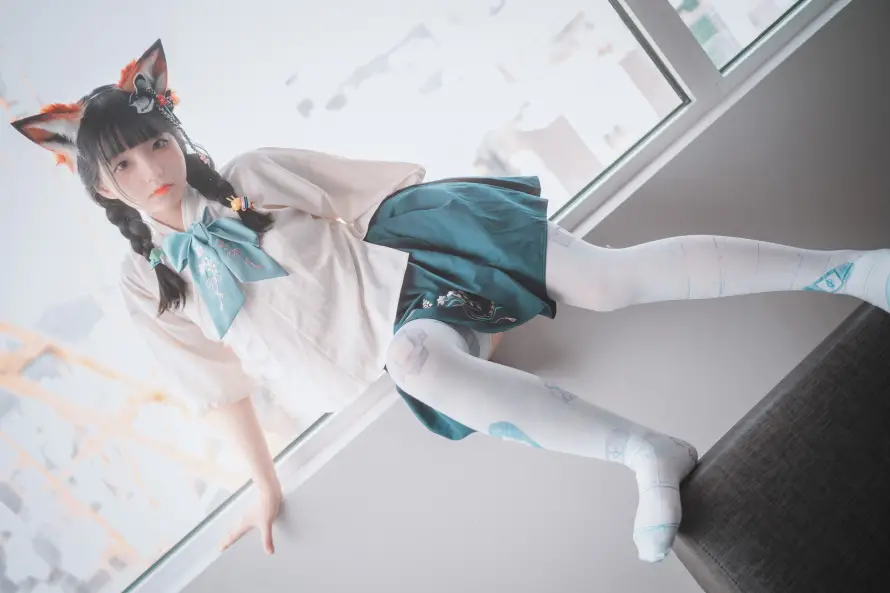 6k少女壁纸-猫耳 - 美女-萌系「哲风壁纸」