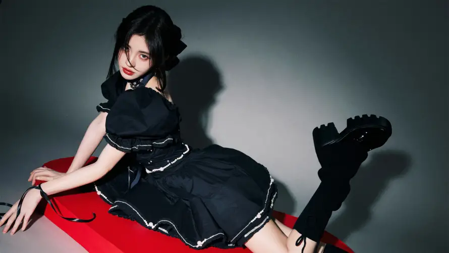 2k写真壁纸-鞠婧祎 - 个性穿搭-时尚造型「哲风壁纸」