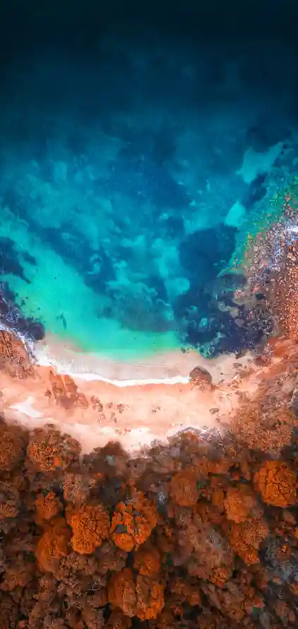 4k海景壁纸 - 海滩 - 礁石 - 艺术「哲风壁纸」