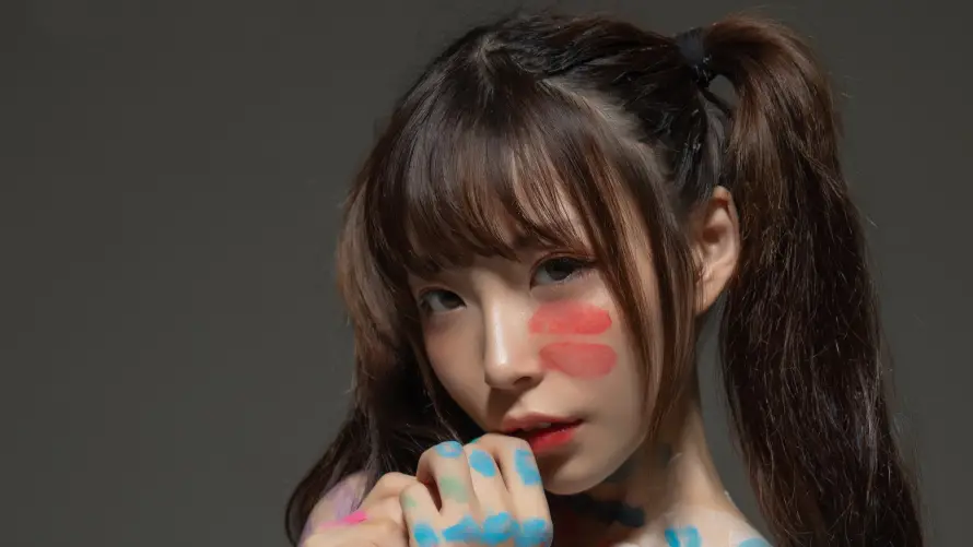 2k个性壁纸-女生 - 少女-彩绘「哲风壁纸」