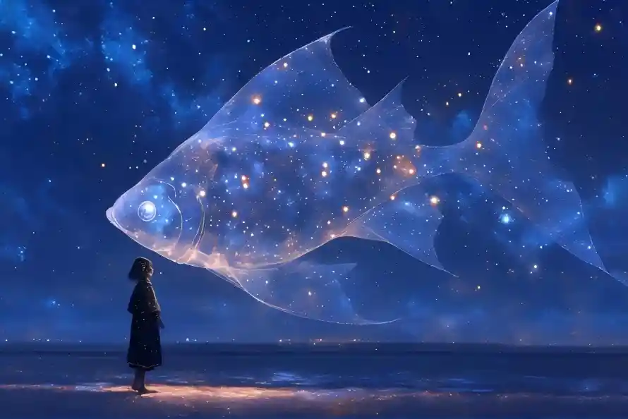 8k人物壁纸-场景 - 大鱼-幻想「哲风壁纸」