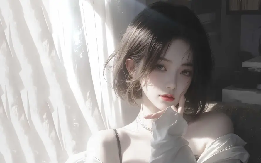3kAI壁纸-光影 - 少女-插画「哲风壁纸」