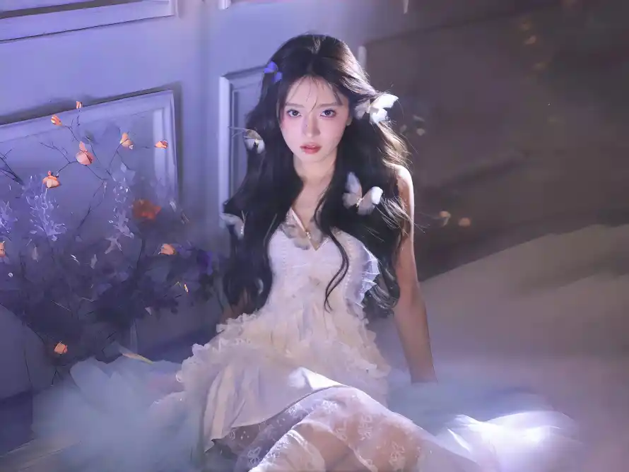 5k梦幻壁纸-美女 - 背景-小清新「哲风壁纸」
