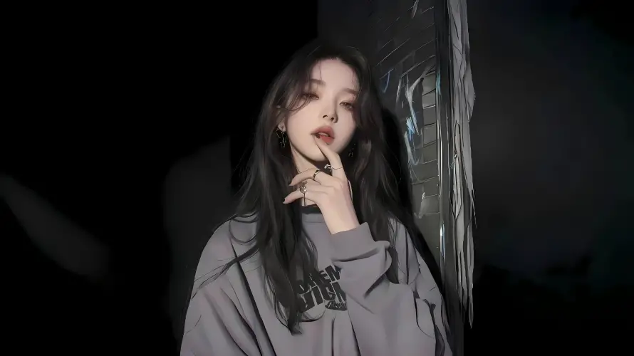 3k女孩壁纸-时尚 - 美女-酷飒「哲风壁纸」
