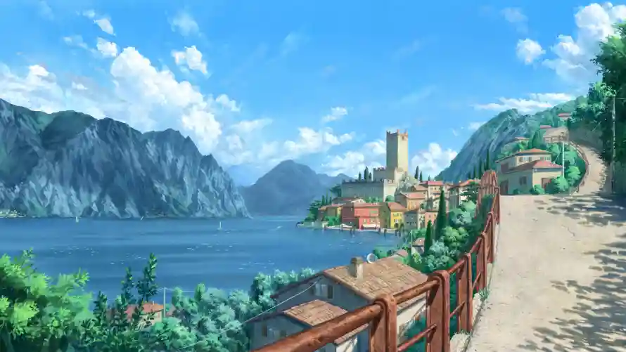 4k小镇壁纸-山水 - 海边-风景「哲风壁纸」