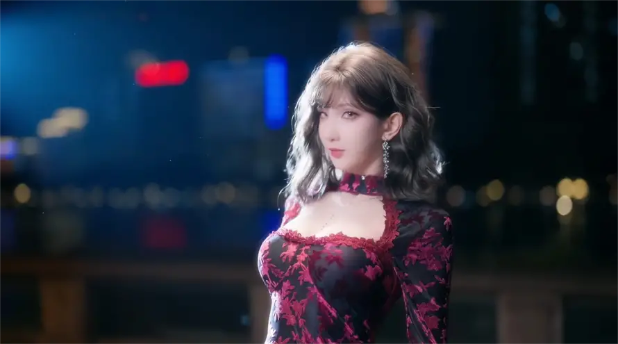 2k夜景壁纸-时尚 - 穿搭-美女「哲风壁纸」