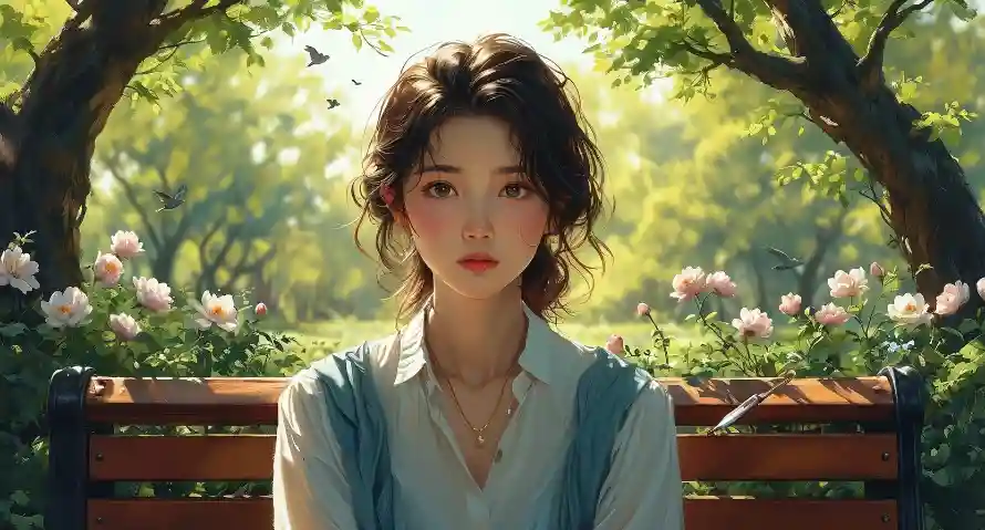 2k公园壁纸-可爱 - 清纯-美女「哲风壁纸」