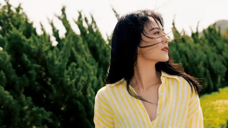 4k户外壁纸-清新 - 女明星-高圆圆「哲风壁纸」