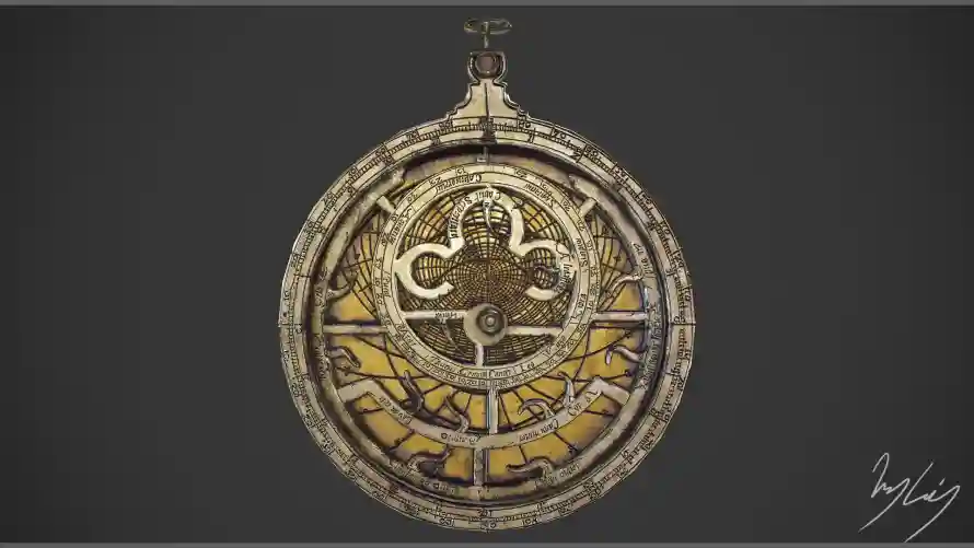 2k图案壁纸-星盘 - 模型-精致「哲风壁纸」