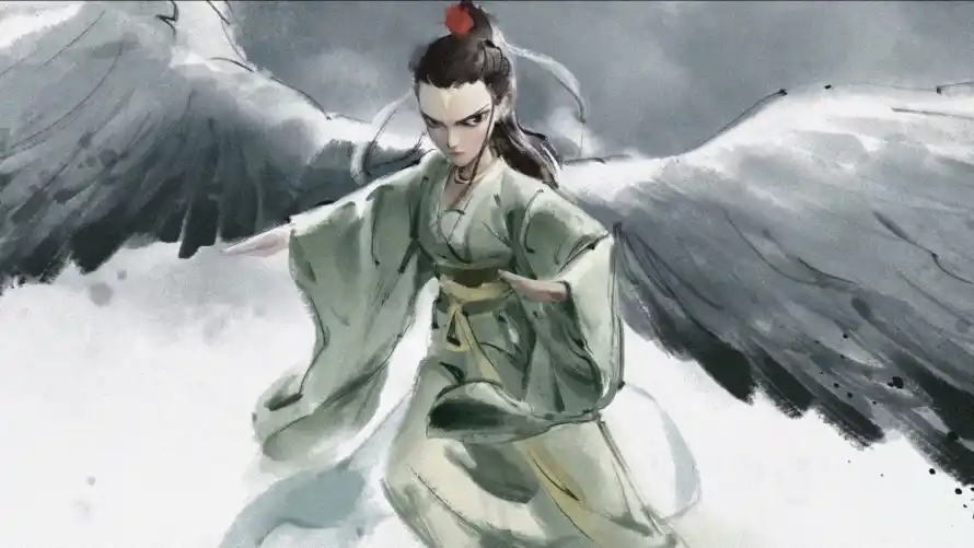 4k羽翼壁纸-鹤童 - 哪吒2-古装形象「哲风壁纸」