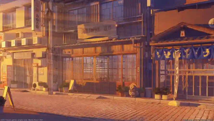4k动漫壁纸-日系 - 街景-街道「哲风壁纸」