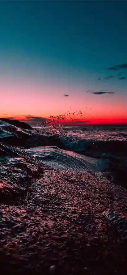 4k夕阳壁纸 - 天空 - 海岸 - 海浪「哲风壁纸」 4k夕阳壁纸 - 天空 - 海岸 - 海浪「哲风壁纸」