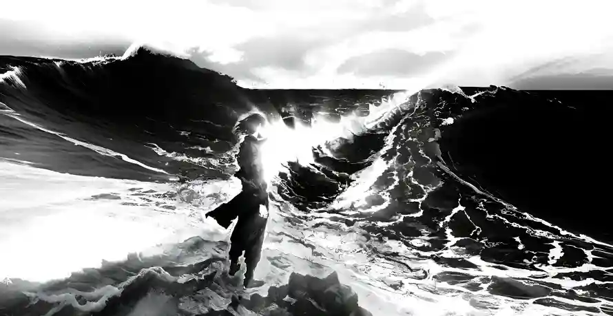4k人物壁纸-凌驾 - 动漫-海浪「哲风壁纸」