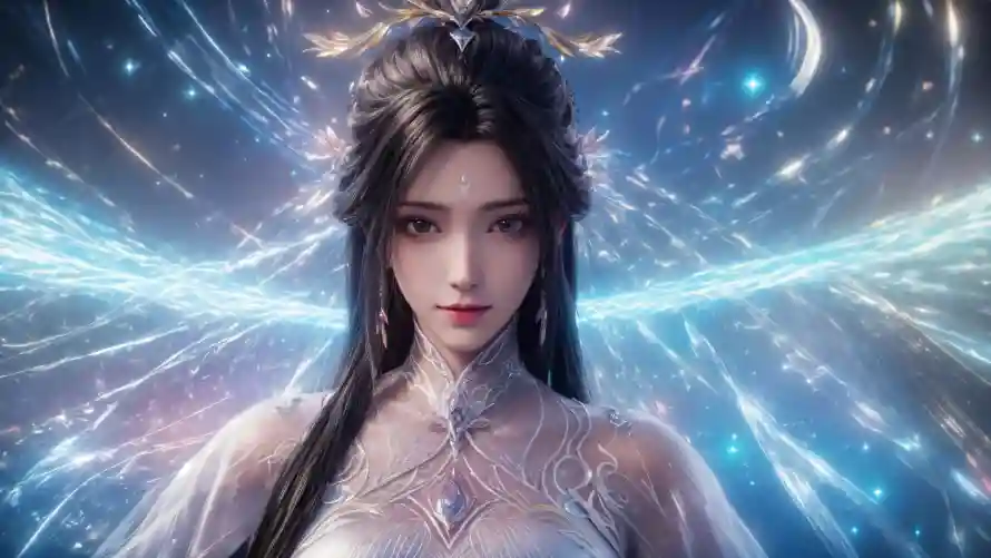 6k国漫壁纸-动漫女主 - 梦幻背景-玄幻风格「哲风壁纸」