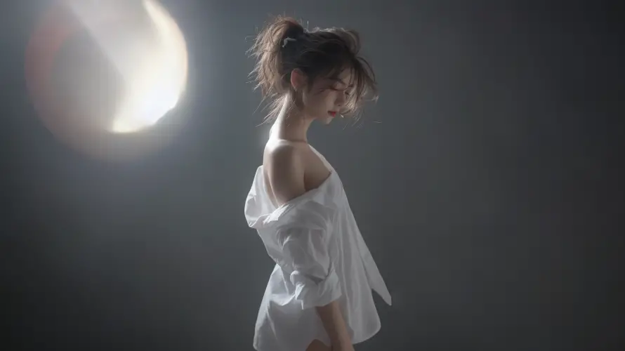 2k个性壁纸-少女 - 时尚-背影「哲风壁纸」