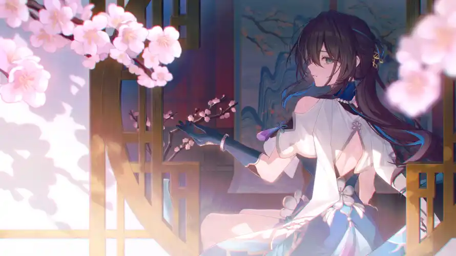 4k动漫壁纸-古风 - 少女-意境「哲风壁纸」