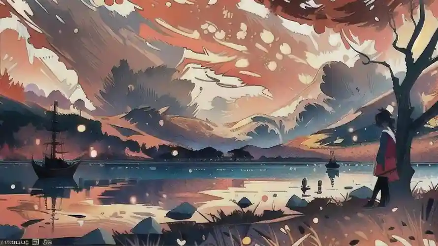 3k人物壁纸-唯美 - 插画-景色「哲风壁纸」