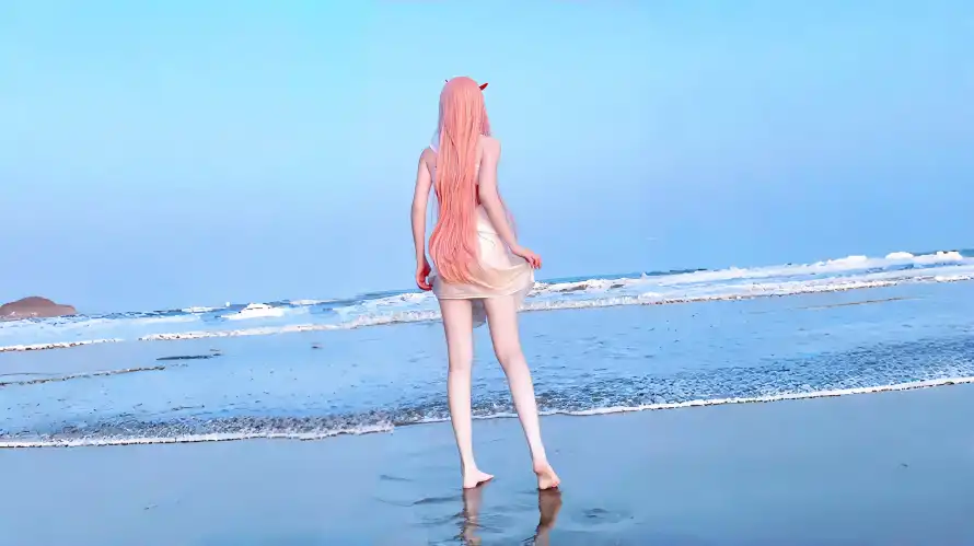 4k02壁纸-沙滩 - 海浪-海边「哲风壁纸」