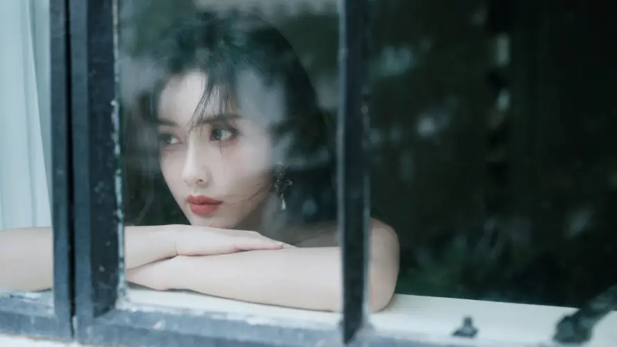 4k人物壁纸-窗边 - 背景-唯美风「哲风壁纸」