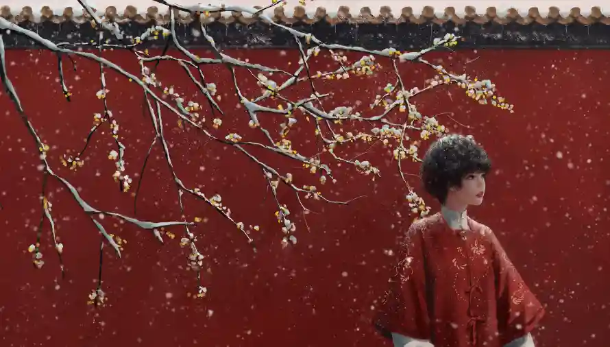 4k动漫壁纸-国风 - 意境-梅花「哲风壁纸」