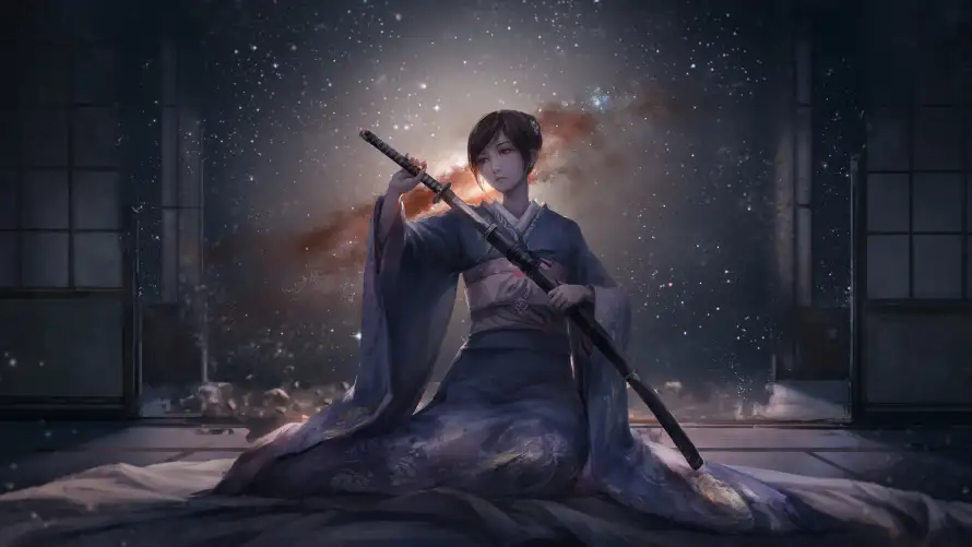 4k动漫壁纸-古风 - 美女-背景「哲风壁纸」