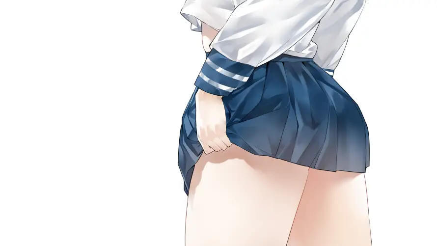 4k动漫壁纸-性感 - 水手服-美少女「哲风壁纸」