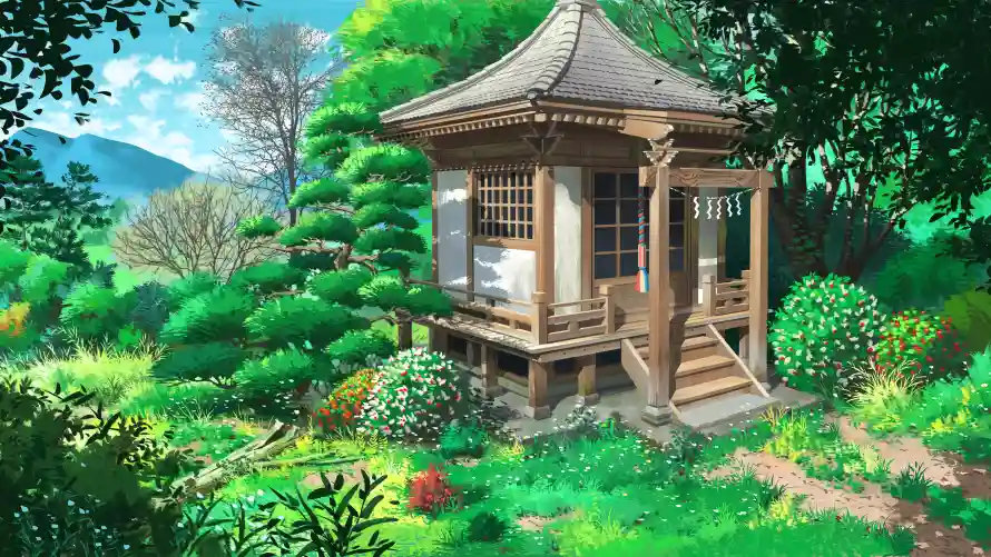 4k动漫壁纸-绿植 - 背景-风景「哲风壁纸」