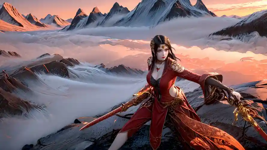 4k玄幻壁纸-美杜莎 - 人物形象-斗破苍穹「哲风壁纸」