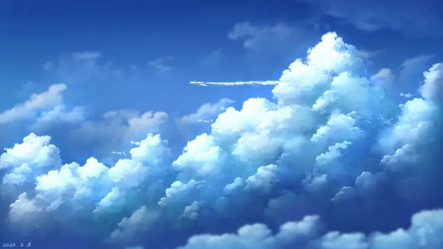 4k动漫壁纸-天空 - 背景-动漫壁纸「哲风壁纸」