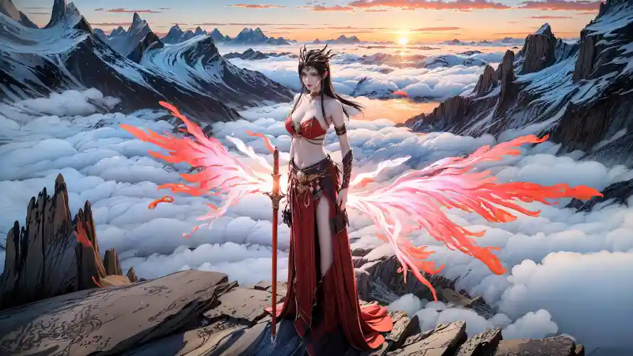 4k云海壁纸-奇幻 - 背景-美杜莎「哲风壁纸」