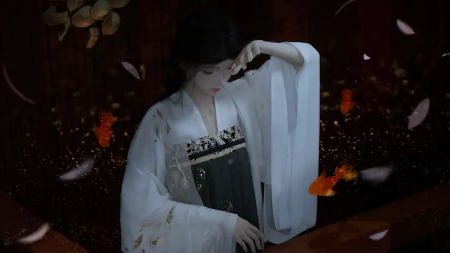 4k动漫壁纸-国风 - 少女-背景「哲风壁纸」