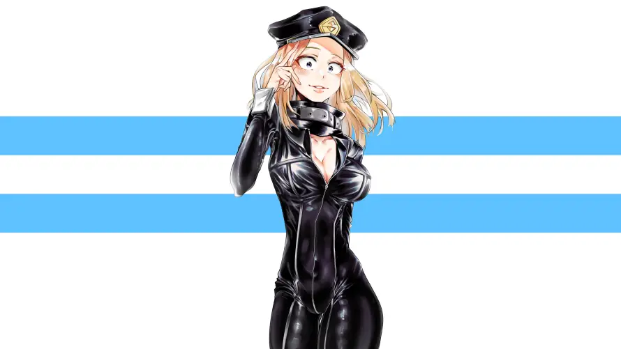 4k制服壁纸-动漫 - 女警-少女「哲风壁纸」