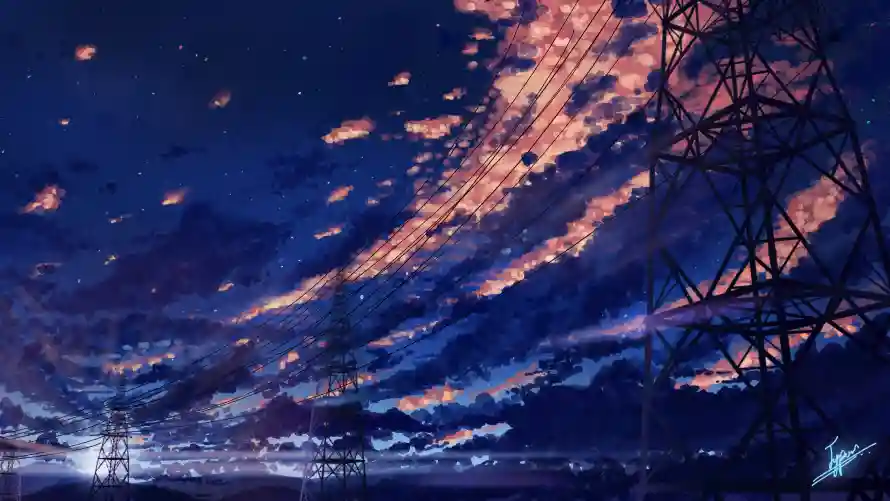 5k云彩壁纸-动漫 - 夜景-天空「哲风壁纸」