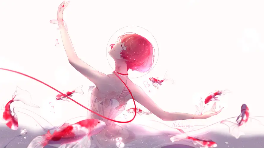 4k动漫壁纸-少女 - 梦幻-灵动「哲风壁纸」